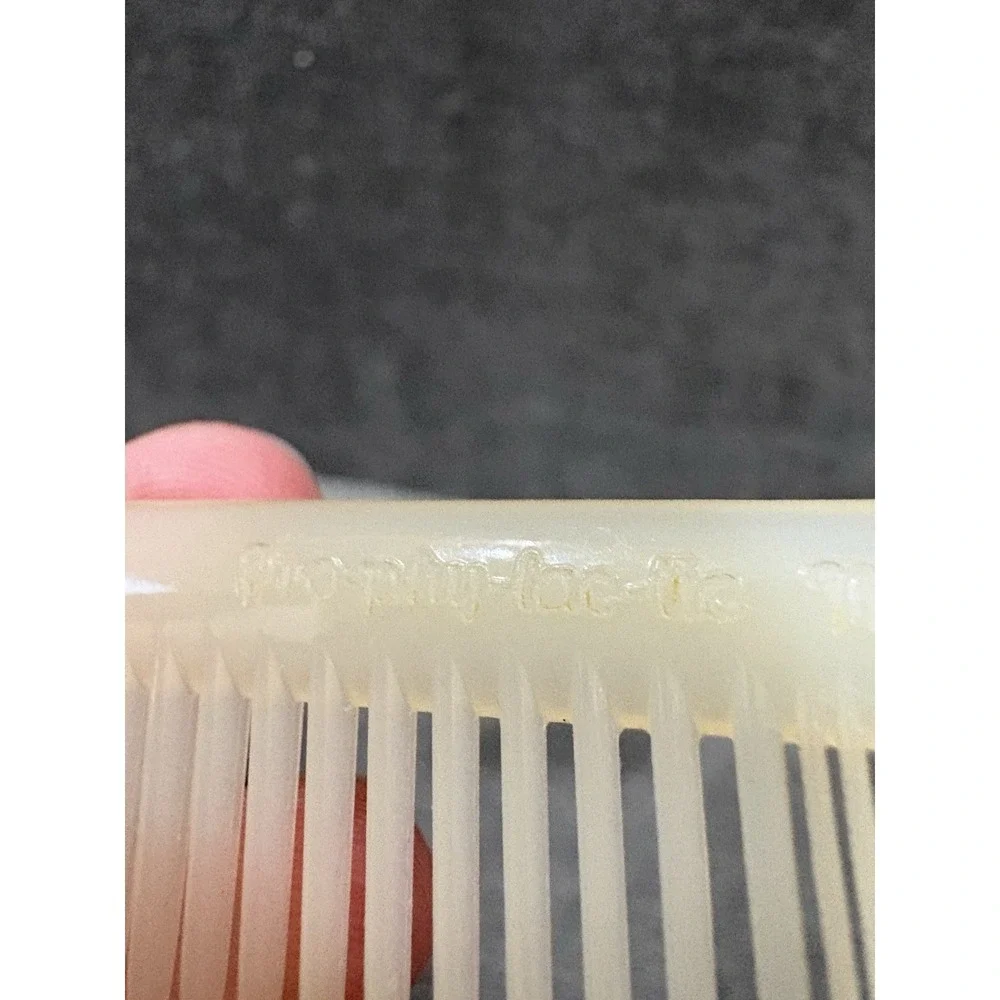 Vintage‎ PRO Styler USA Hair Brush Nylon Bristle Thumb Grip, Folding Brush, Comb
